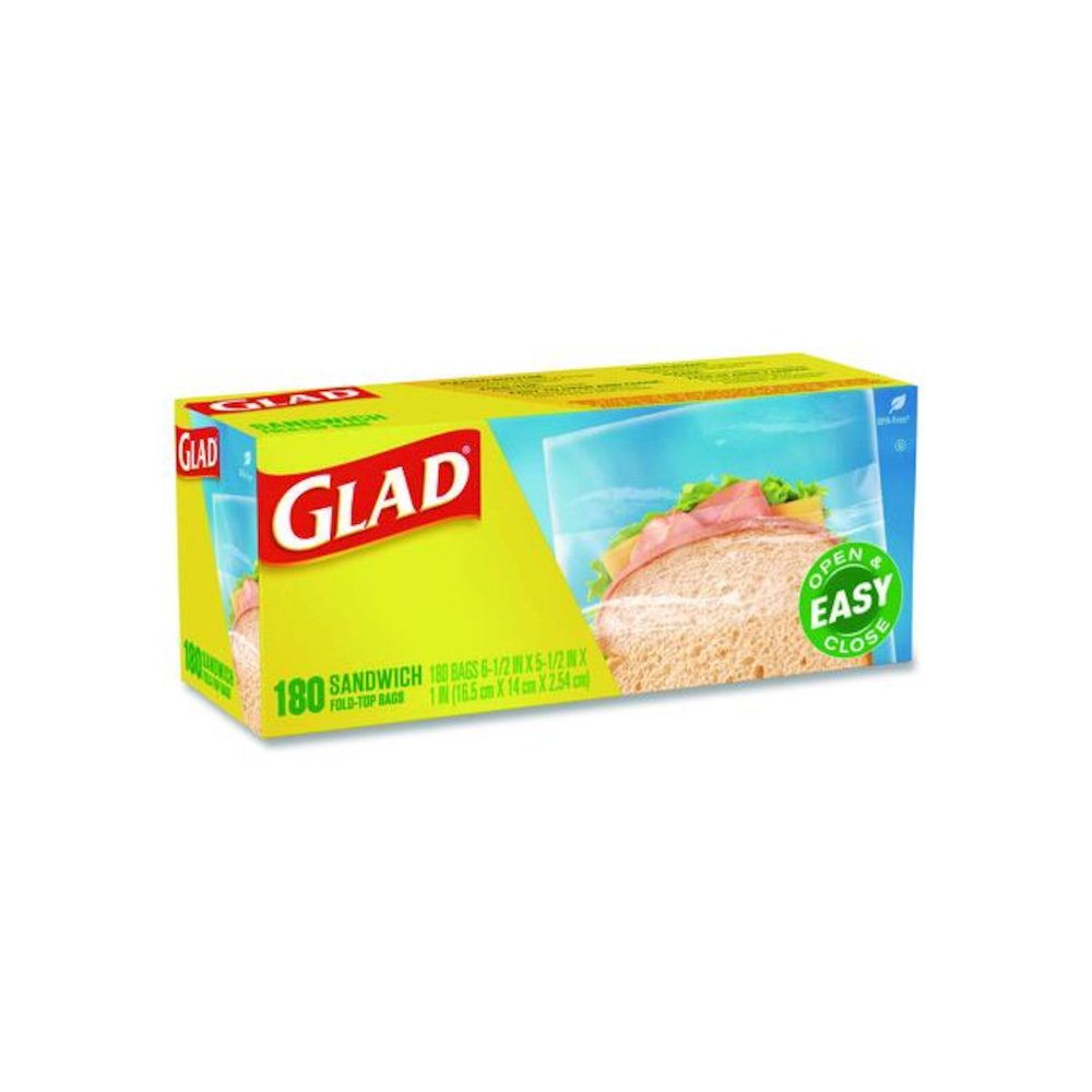 Fold Top Food Storage Plastic Sandwich Bags, 6.5 x 5.5, Clear, 180 Bags/Box, 12 Boxes/Carton. Picture 5