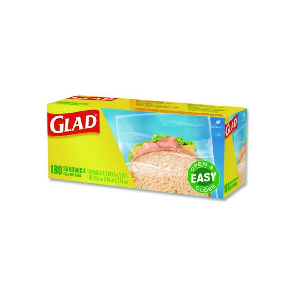 Fold Top Food Storage Plastic Sandwich Bags, 6.5 x 5.5, Clear, 180 Bags/Box, 12 Boxes/Carton. Picture 6
