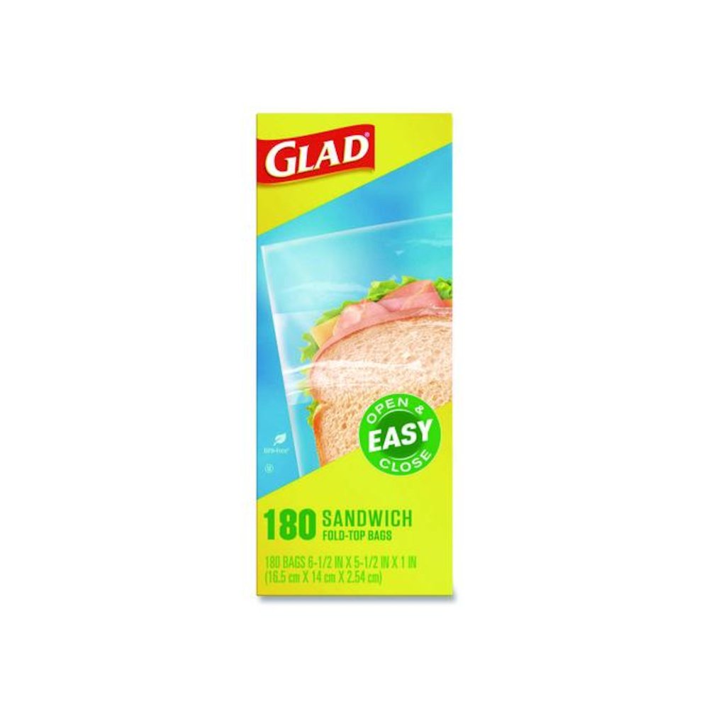 Fold Top Food Storage Plastic Sandwich Bags, 6.5 x 5.5, Clear, 180 Bags/Box, 12 Boxes/Carton. Picture 7