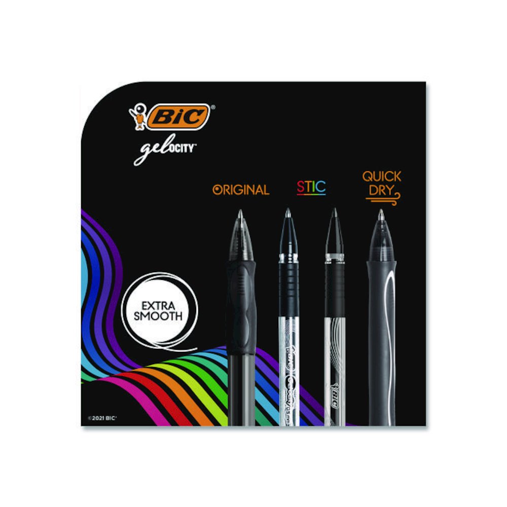 Gel-ocity STIC Gel Pen, Stick, Medium 0.7 mm, Randomly Selected Ink and Barrel Color Assortment, 14/Pack. Picture 5