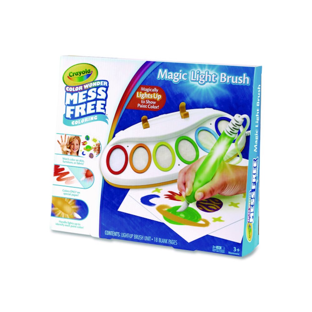 Color Wonder Magic Light Brush with (6) Color Wonder Paints and (18) Blank Color Wonder Paper Sheets. Picture 3
