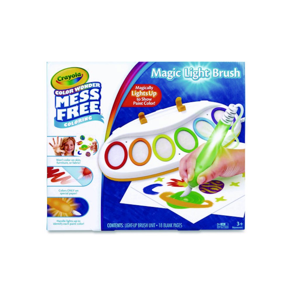 Color Wonder Magic Light Brush with (6) Color Wonder Paints and (18) Blank Color Wonder Paper Sheets. Picture 1