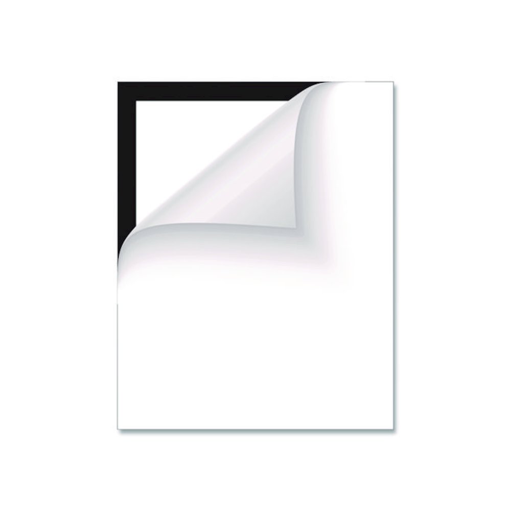Indoor Window Sign Holder, 8.5 x 11 Insert, Black Frame, 5/Pack. Picture 4