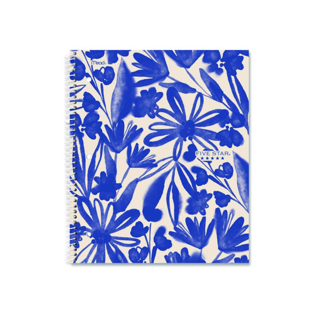 Soft Pedals Spiral Notebook, 1-Subject, Medium/College Rule, Assorted Cover Colors, (80) 11 x 8.5 Sheets, 2/Pack. Picture 3