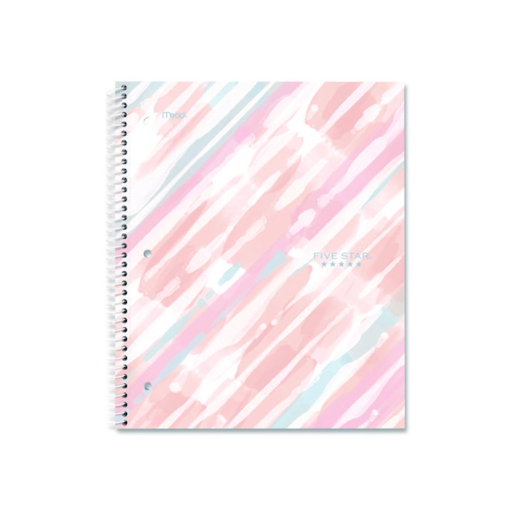 Brushy Moves Spiral Notebook, 1-Subject, Medium/College Rule, Assorted Cover Colors, (80) 11 x 8.5 Sheets, 2/Pack. Picture 2