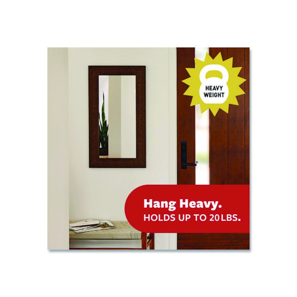 Damage-Free Hanging Picture Hanging Strip Pairs, Holds up to 5 lb, White, 16/Pack. Picture 5
