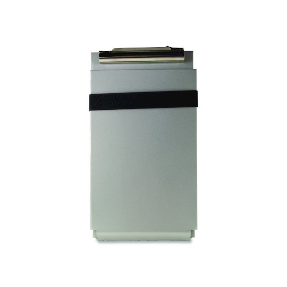 Recycled Aluminum Citation Holder Clipboard, 1/2" Clip Capacity, Holds 6 x 11 Sheets, Silver. Picture 1
