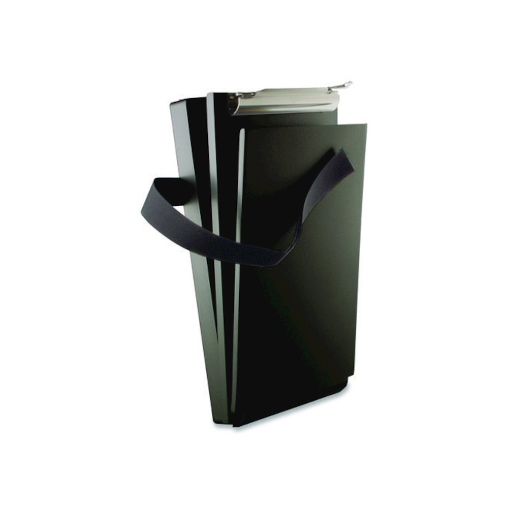 Recycled Aluminum Citation Holder Clipboard, 1/2" Capacity, Holds 6 x 11 Sheets, Black. Picture 3