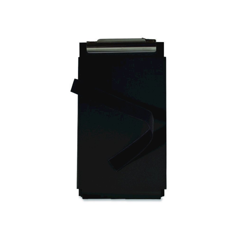 Recycled Aluminum Citation Holder Clipboard, 1/2" Capacity, Holds 6 x 11 Sheets, Black. Picture 4