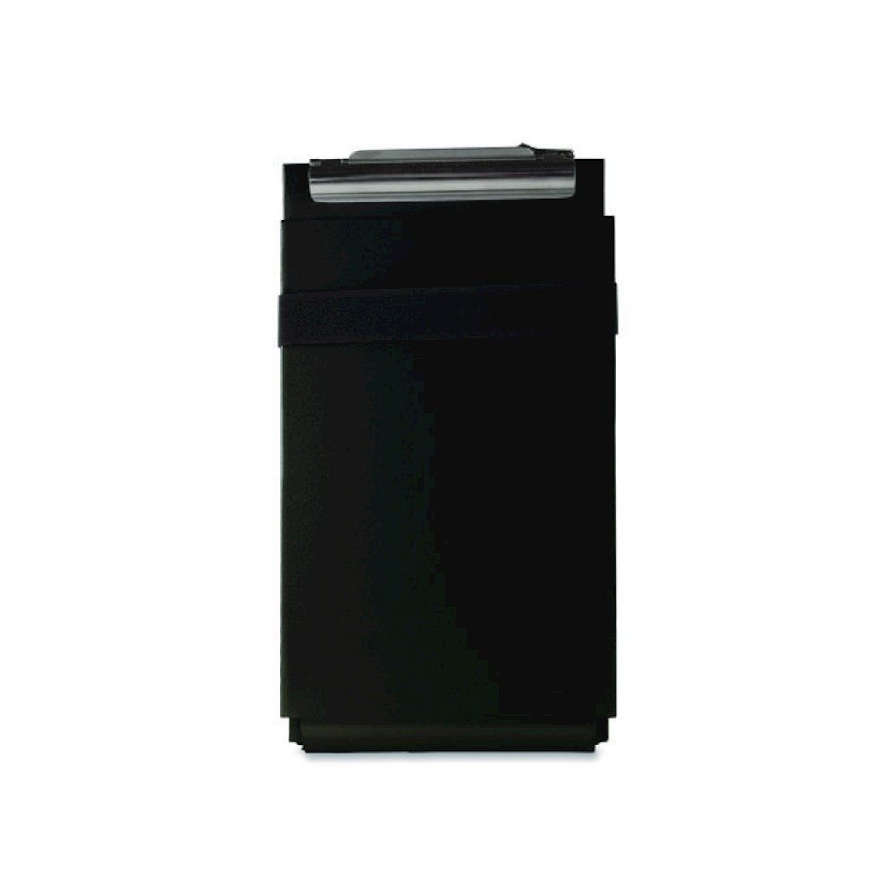 Recycled Aluminum Citation Holder Clipboard, 1/2" Capacity, Holds 6 x 11 Sheets, Black. Picture 1