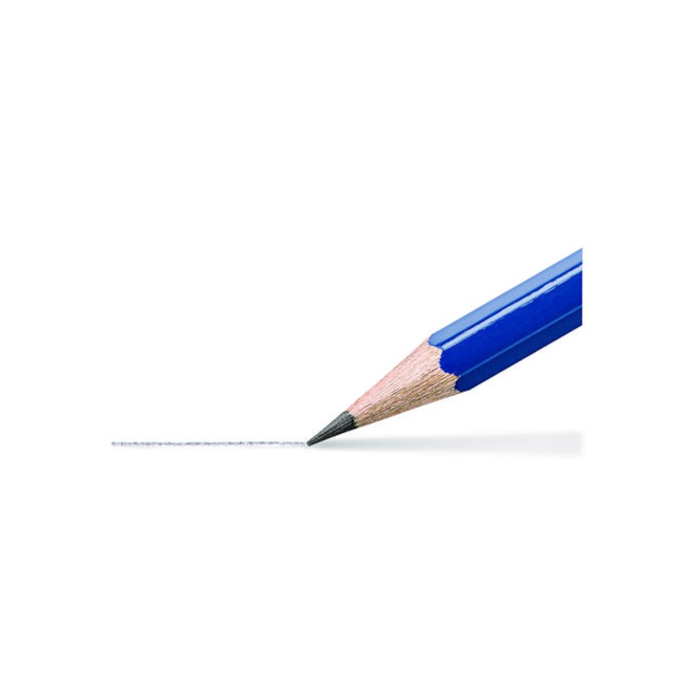 Pre-Sharpened Wooden Pencils with (40) Block Erasers, HB #2 Black Lead, Blue Barrel, 500/Pack. Picture 5
