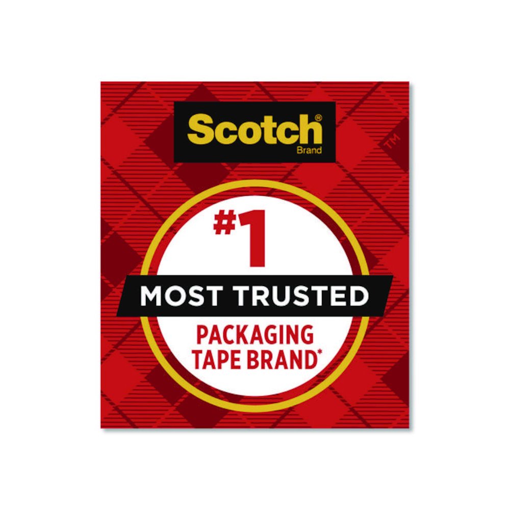 3850 Heavy-Duty Packaging Tape, 3" Core, 1.88" x 43.7 yd, Clear, 6/Pack. Picture 8