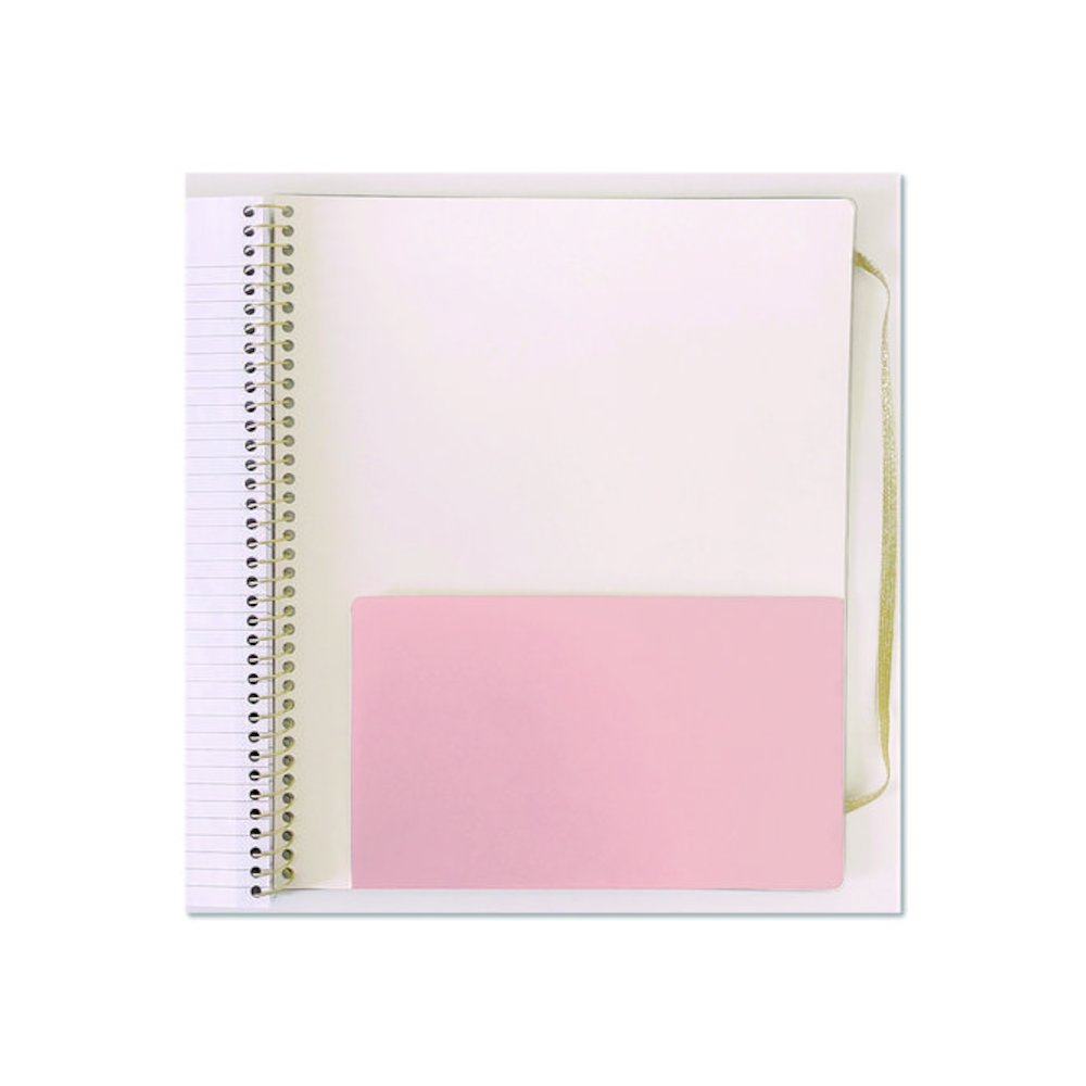Keep It In Line Notebook Organizer, Medium/College Rule, Randomly Assorted Cover Colors and Designs, (100) 11.5 x 9 Sheets. Picture 2