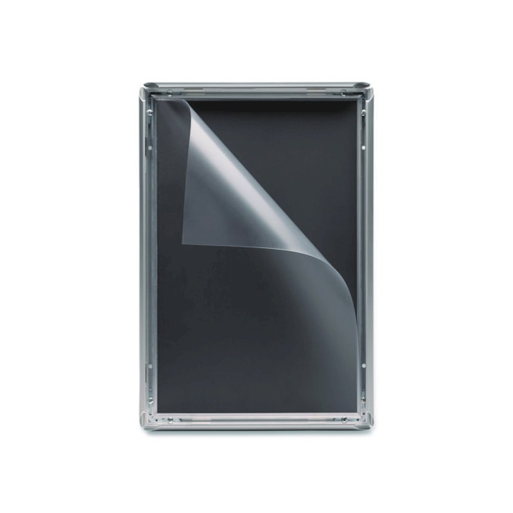 Poster Holder, Aluminum, 11 x 17, Silver. Picture 2