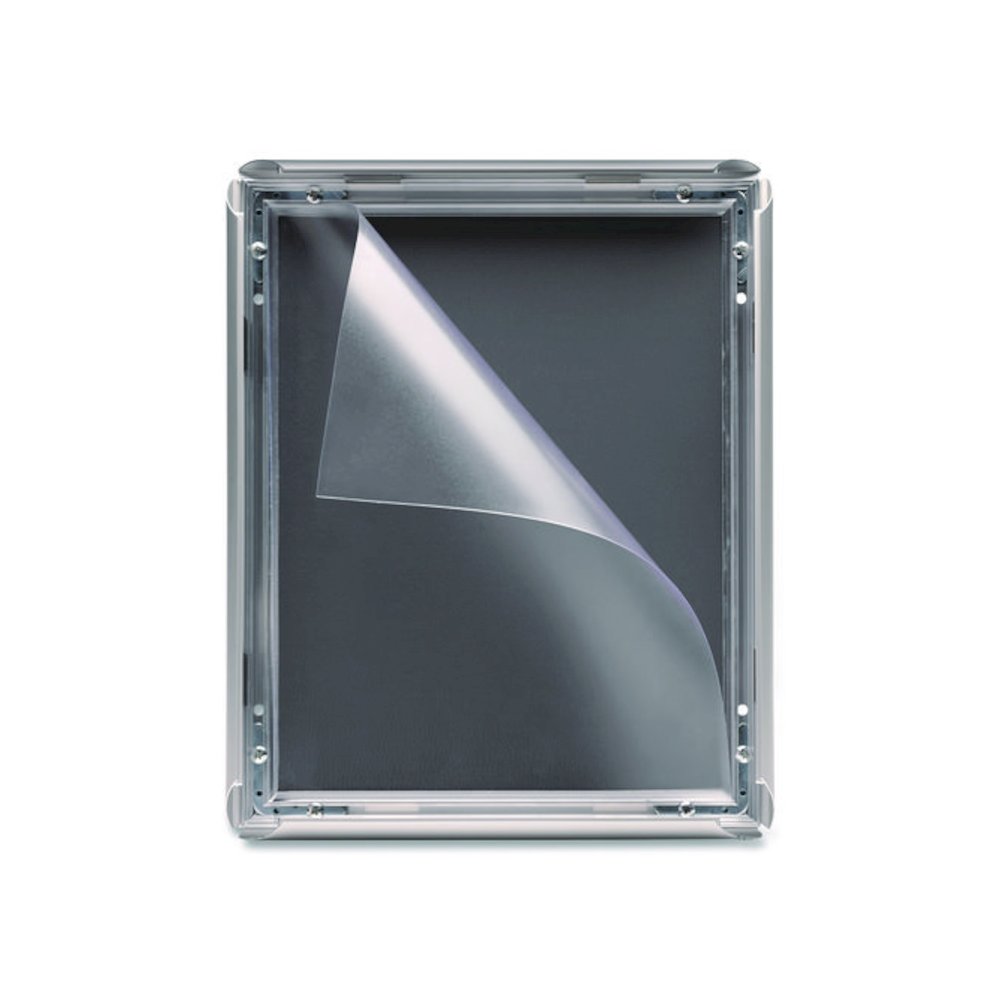 Poster Holder, Aluminum, 8.5 x 11, Silver. Picture 2