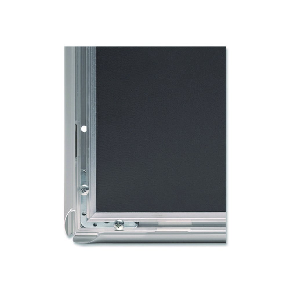 Poster Holder, Aluminum, 8.5 x 11, Silver. Picture 4