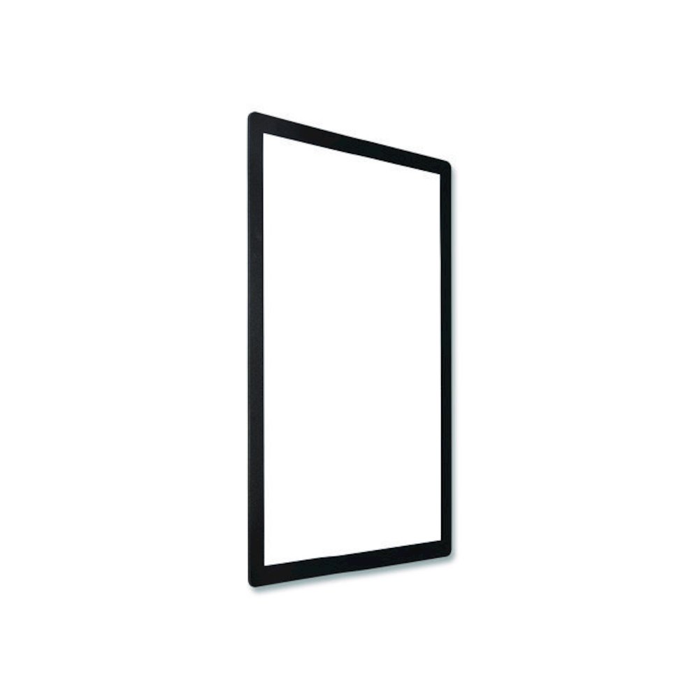 Menu Holder For 11 x 17 Menus, Landscape Orientation, 18.9 x 12.6 Holder, Clear/Black. Picture 4
