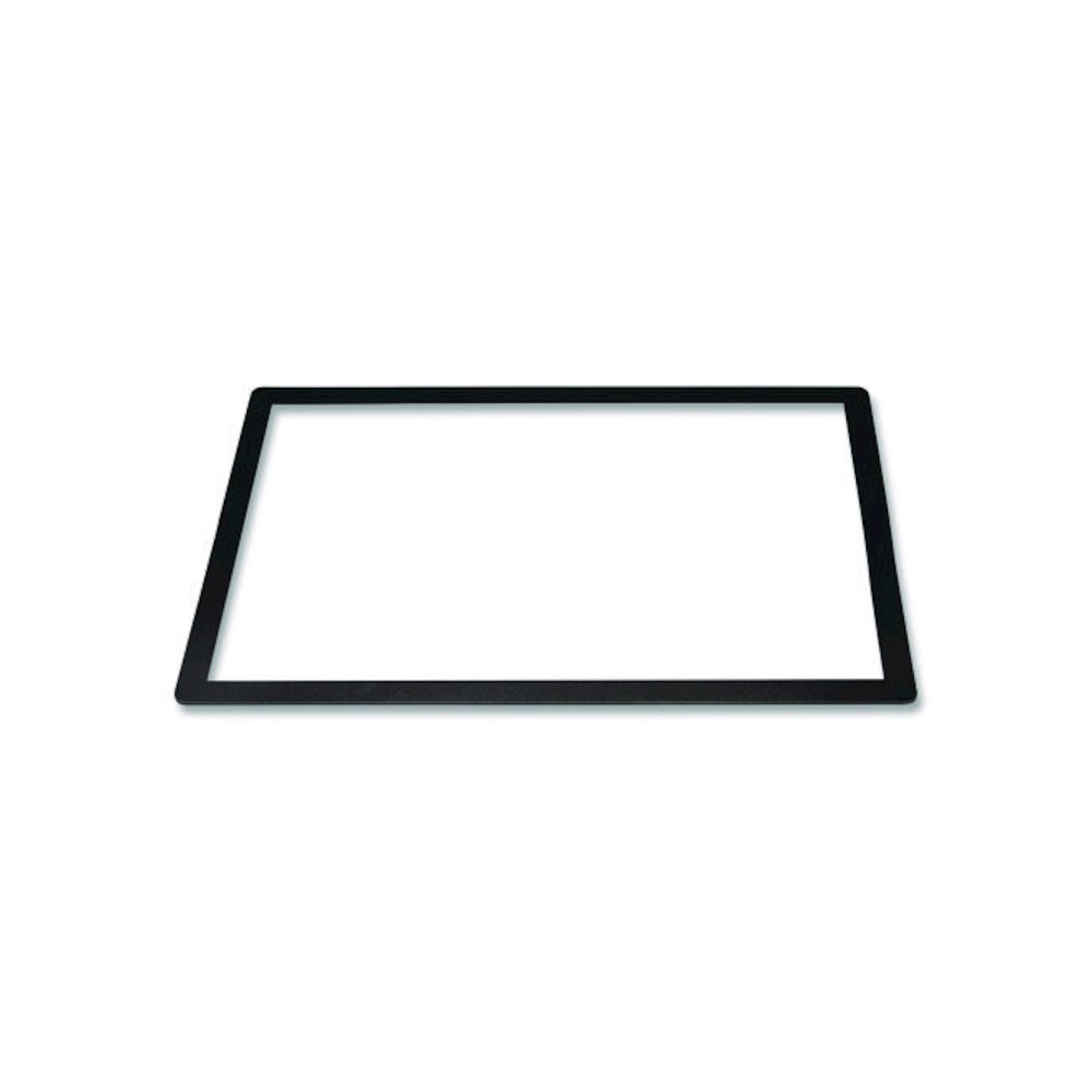 Menu Holder For 11 x 17 Menus, Landscape Orientation, 18.9 x 12.6 Holder, Clear/Black. Picture 1