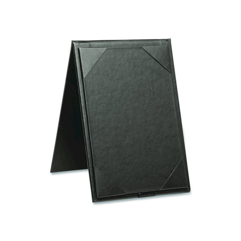 Table-Top Menu Holder, For 5 x 7 Menus, 5.6 x 7.6 Holder, Black. Picture 1
