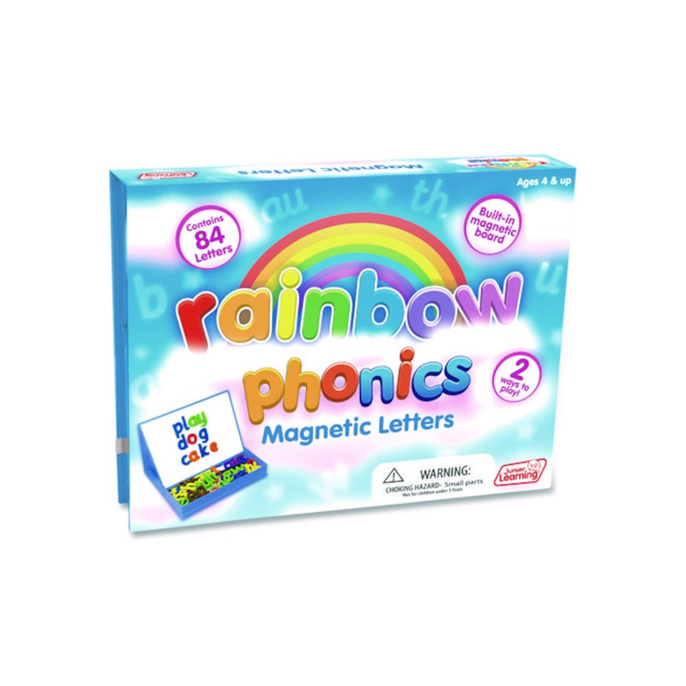 Rainbow Phonics Magnetic Letters, Grades Pre-K to 2, 84 Pieces. Picture 1