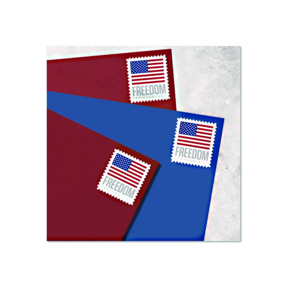 First-Class Forever Stamps, U.S. Flag, 20 Stamps/Book, 5 Books/Pack. Picture 4
