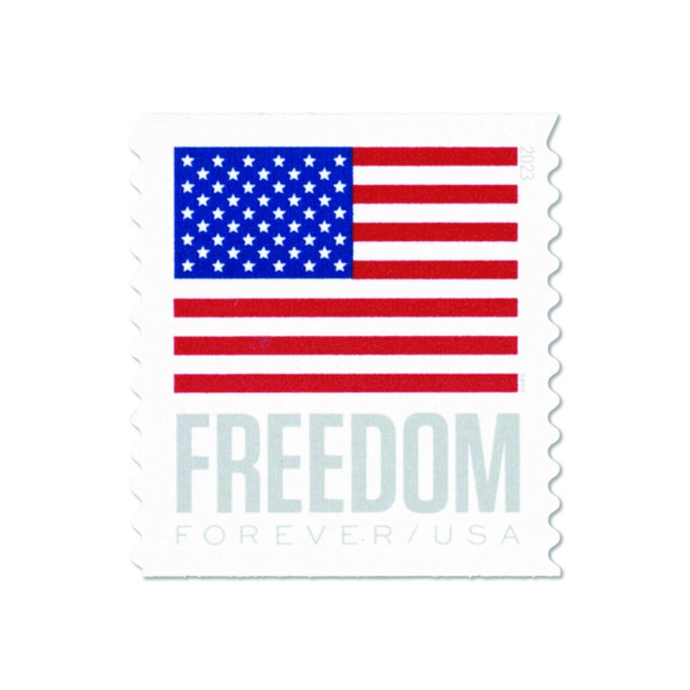 First-Class Forever Stamps, U.S. Flag, 20 Stamps/Book, 5 Books/Pack. Picture 2
