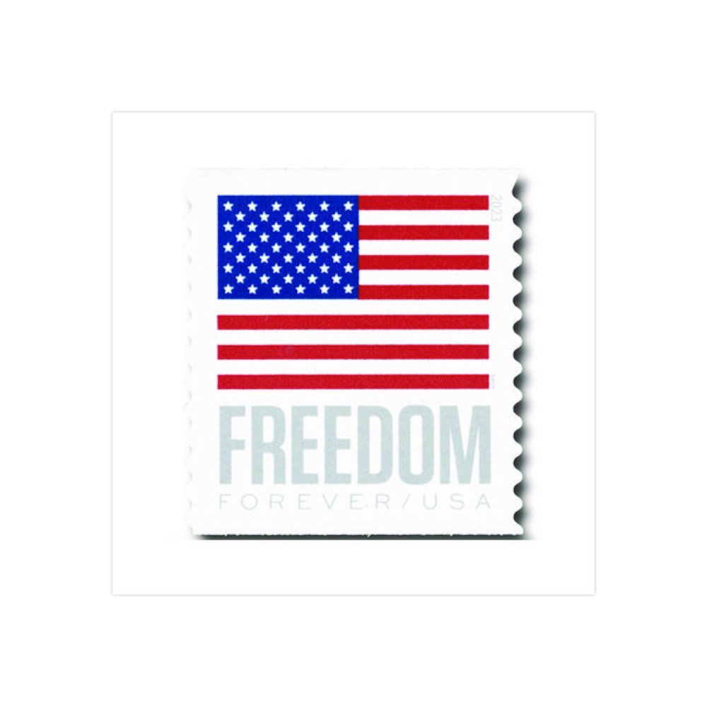 First-Class Forever Stamps, U.S. Flag, 100/Roll. Picture 2