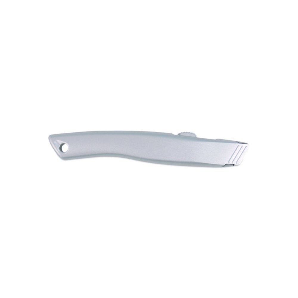 Aluminum Safety Cutter with Ceramic Blade, Aluminum Handle, Silver. Picture 2