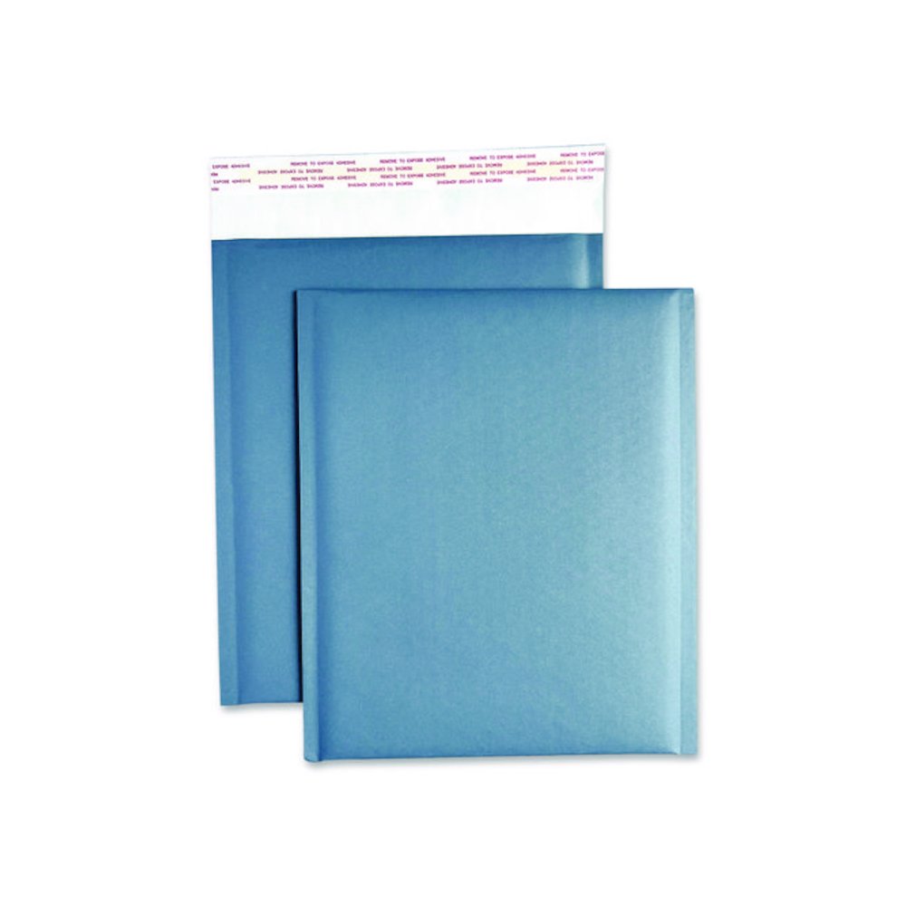 Self-Sealing Bubble Mailer, 8.5 x 11, Blue, 12/Pack. Picture 2