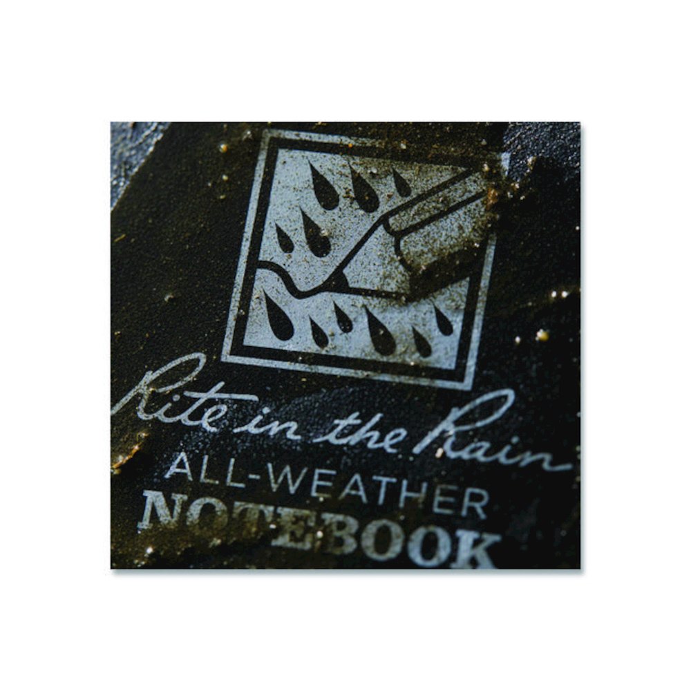 All-Weather Wire-O Notebook, 1-Subject, Universal: Narrow Rule and Quadrille Rule, Black Cover, (32) 7 x 4.63 Sheets. Picture 2