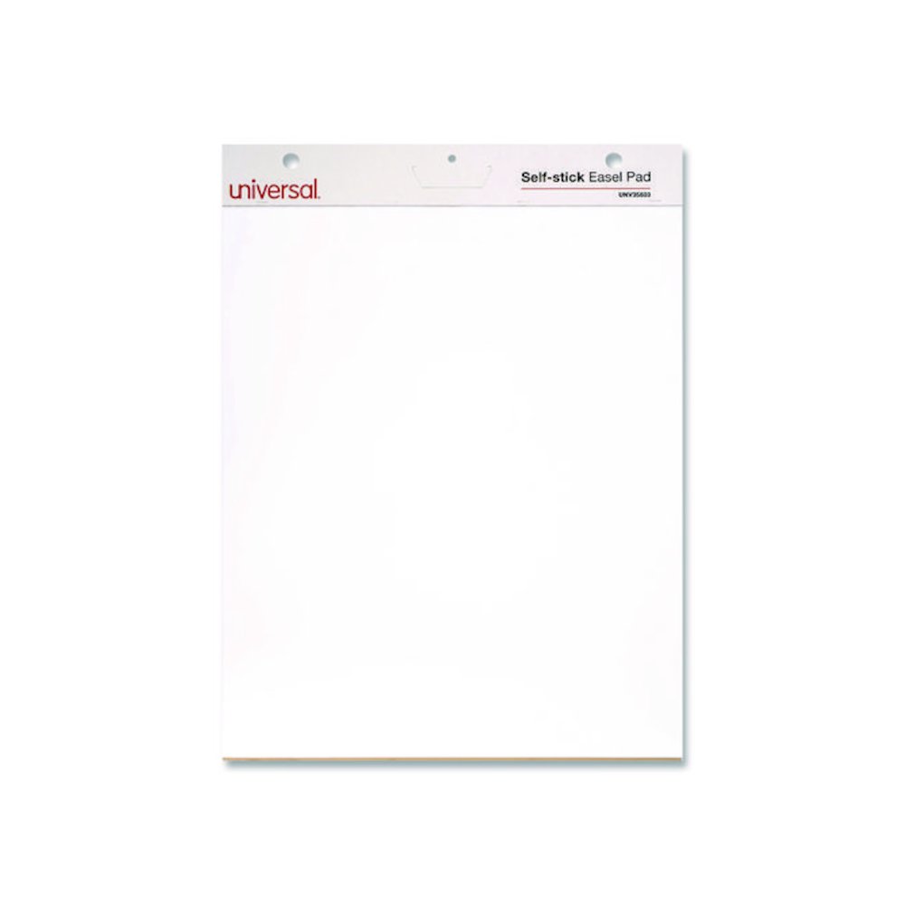 Self-Stick Easel Pad, Unruled, (30) White 25 x 30 Sheets, 2/Carton. Picture 4
