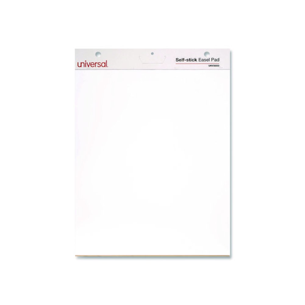 Self-Stick Easel Pad, Unruled, (30) White 25 x 30 Sheets, 2/Carton. Picture 1