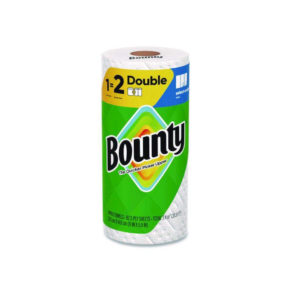 Select-a-Size Kitchen Roll Paper Towels, 2-Ply, 5.9 x 11, White, 82 Sheets/Double Roll, 24 Rolls/Carton. Picture 1