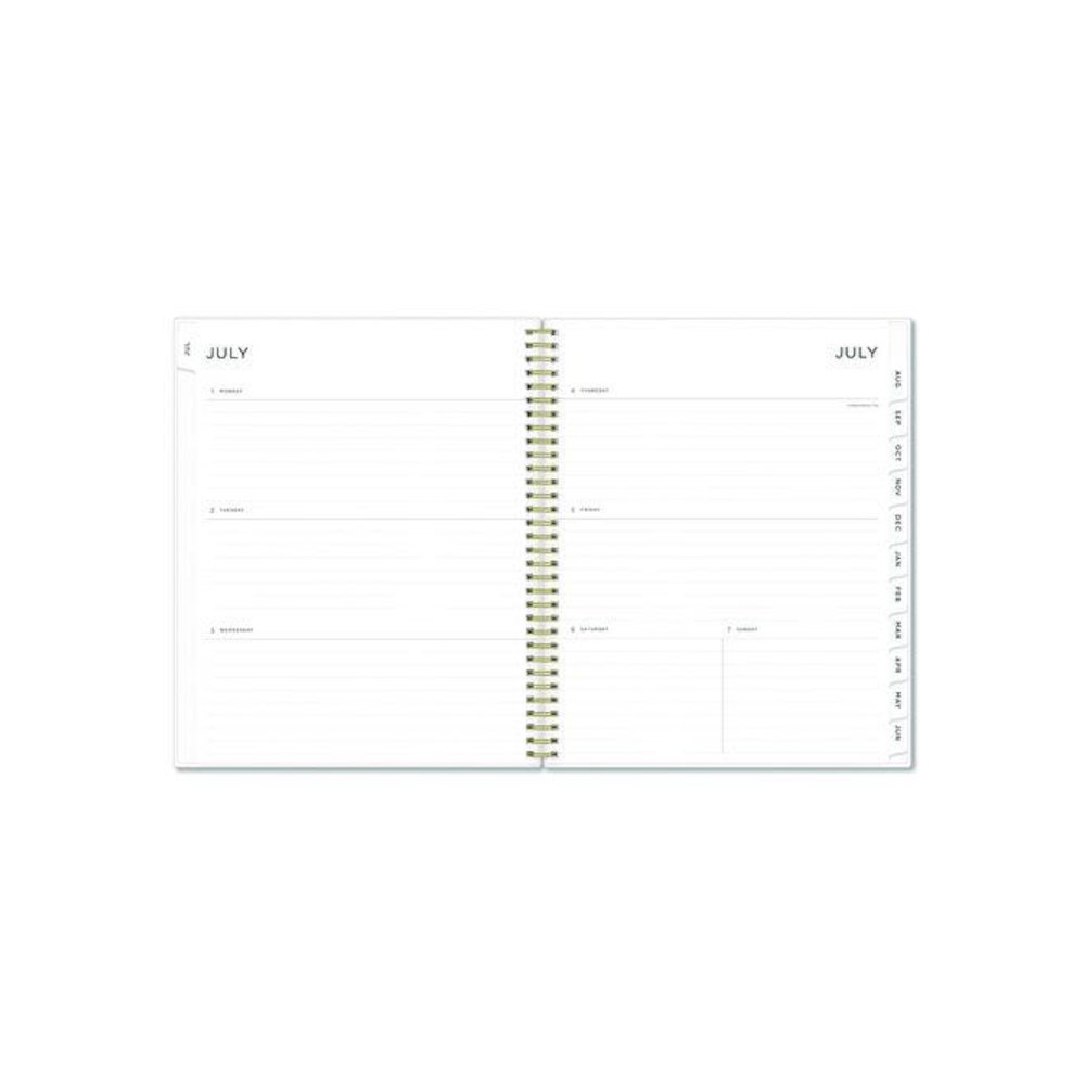 Ashley G Multicolor Smoke Academic Weekly/Monthly Planner, 11" x 8.5", Multicolor Cover, 12-Month (Jul-Jun): 2025 to 2026. Picture 3