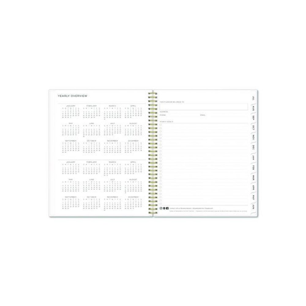 Ashley G Multicolor Smoke Academic Weekly/Monthly Planner, 11" x 8.5", Multicolor Cover, 12-Month (Jul-Jun): 2025 to 2026. Picture 5