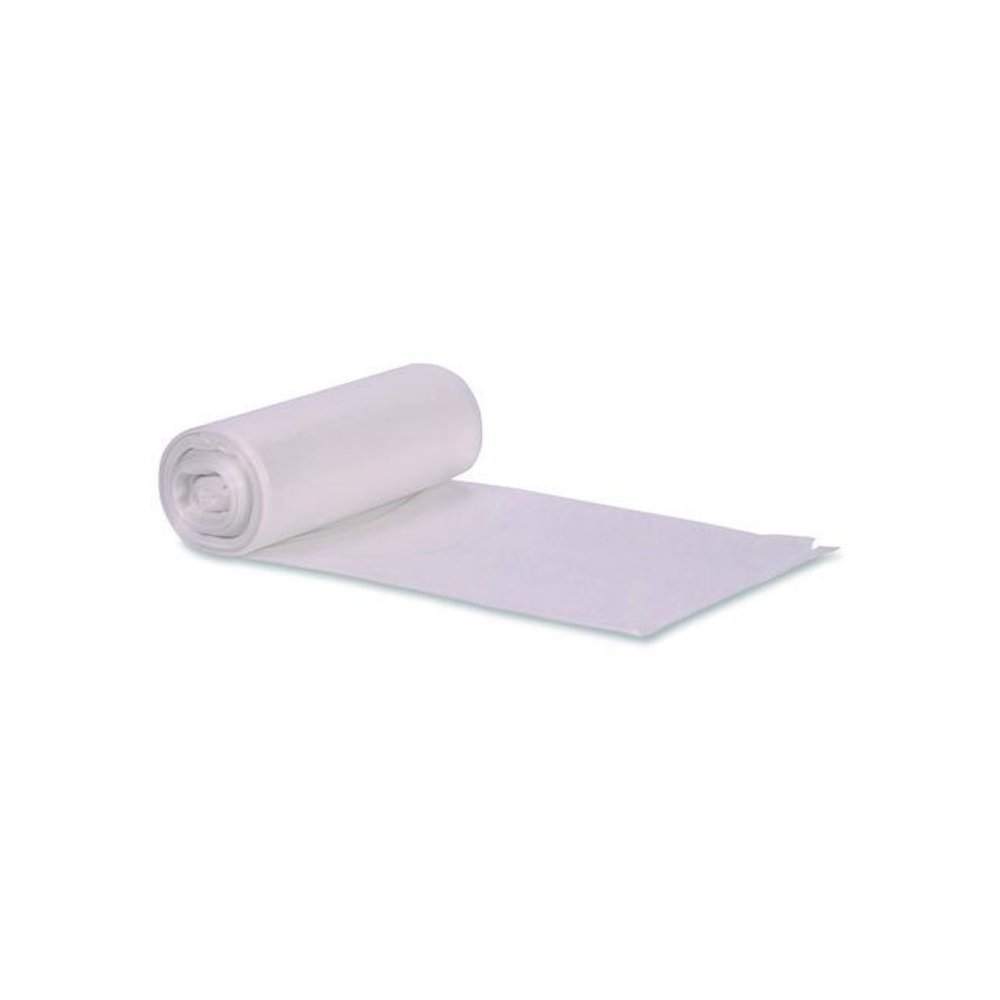Linear Low Density Can Liners with AccuFit Sizing, 32 gal, 0.9 mil, 33" x 44", Clear, 50 Bags/Box, 6 Boxes/Carton. Picture 4