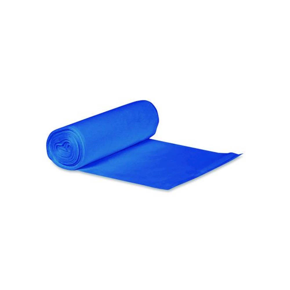 Eco Blend Max Can Liners, 23 gal, 0.8 mil, 28" x 45", Blue, 25 Bags/Roll, 10 Rolls/Carton. Picture 2