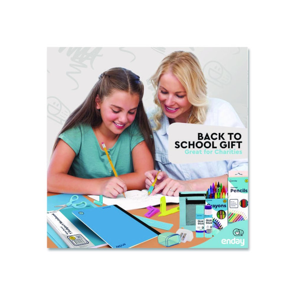 Back to School Supplies Kit for Grades K-5, Blue. Picture 6