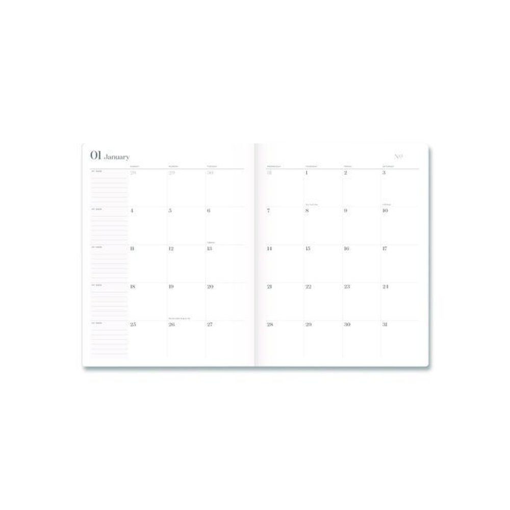 WorkStyle Stitched Monthly Planner, 11 x 8.5, Sunbaked Clay Cover, 12-Month (Jan-Dec): 2026. Picture 3