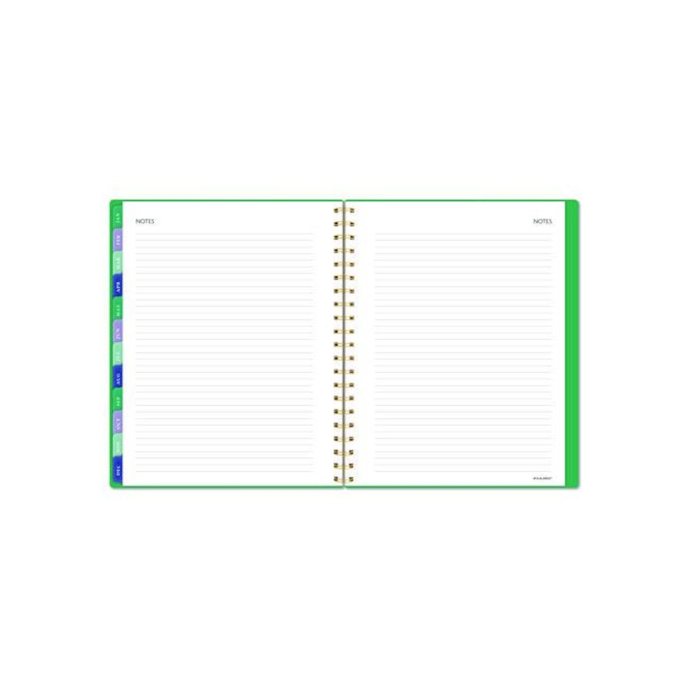 Badge Geo Weekly/Monthly Planner, 11 x 8.5, Green Cover, 13-Month (Jan-Jan): 2026. Picture 8