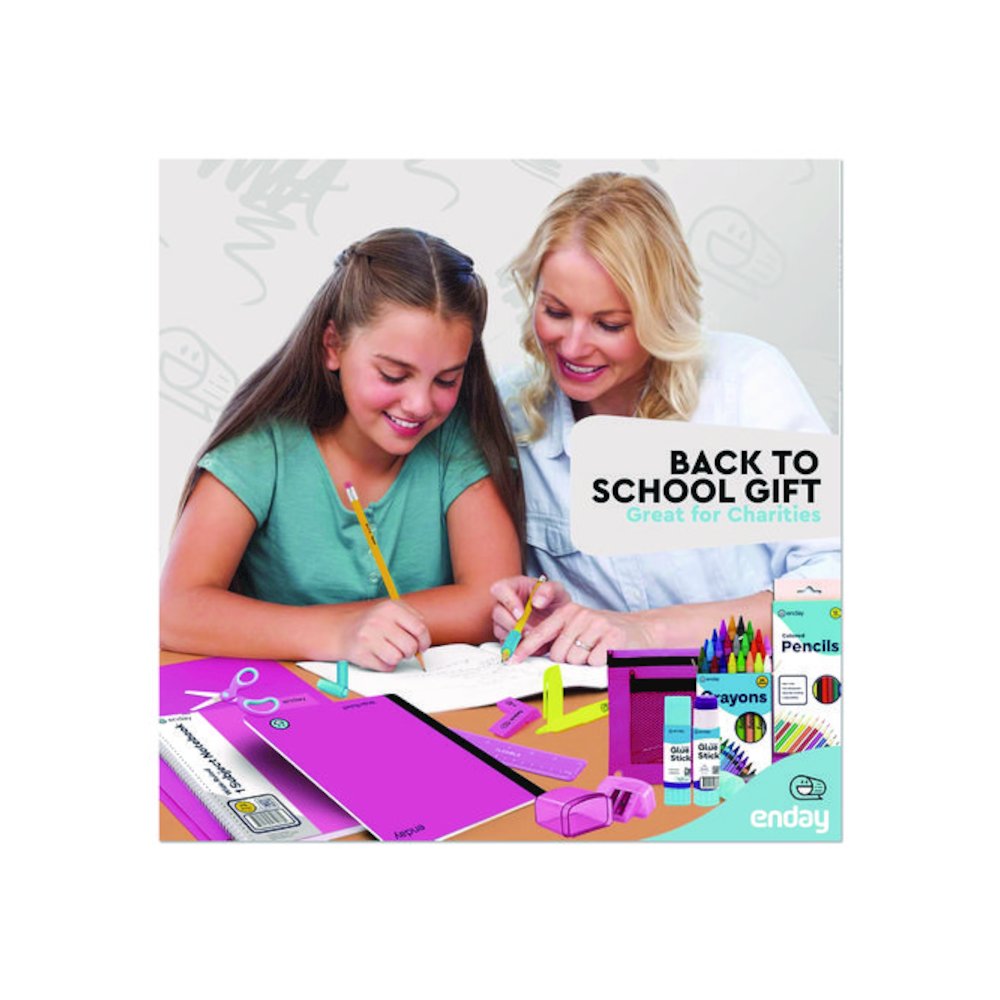 Back to School Supplies Kit for Grades K-5, Pink. Picture 6