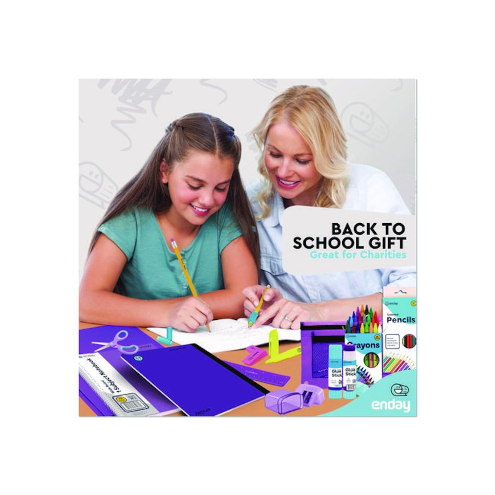 Back to School Supplies Kit for Grades K-5, Purple. Picture 5