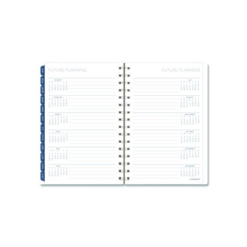 Abyss Weekly/Monthly Planner, 8.5 x 5.5, Water-Inspired Artwork, Blue Cover, 12-Month(Jan-Dec): 2026. Picture 7