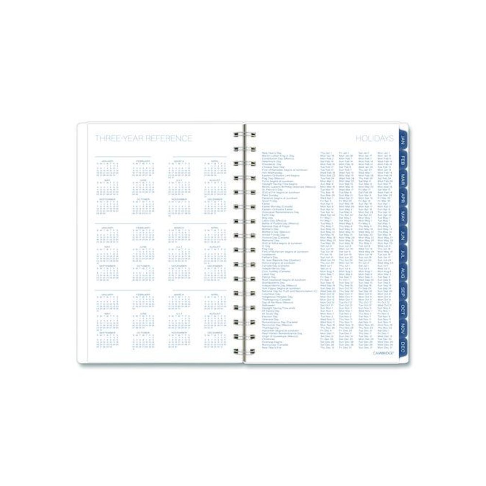 Abyss Weekly/Monthly Planner, 8.5 x 5.5, Water-Inspired Artwork, Blue Cover, 12-Month(Jan-Dec): 2026. Picture 9