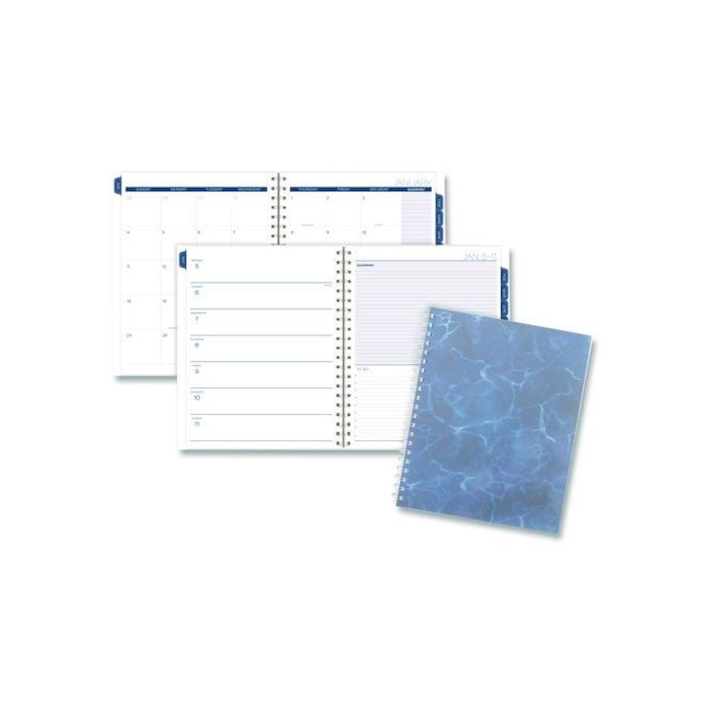 Abyss Weekly/Monthly Planner, 11 x 8.5, Water-Inspired Artwork, Blue Cover, 12-Month (Jan-Dec): 2026. Picture 4