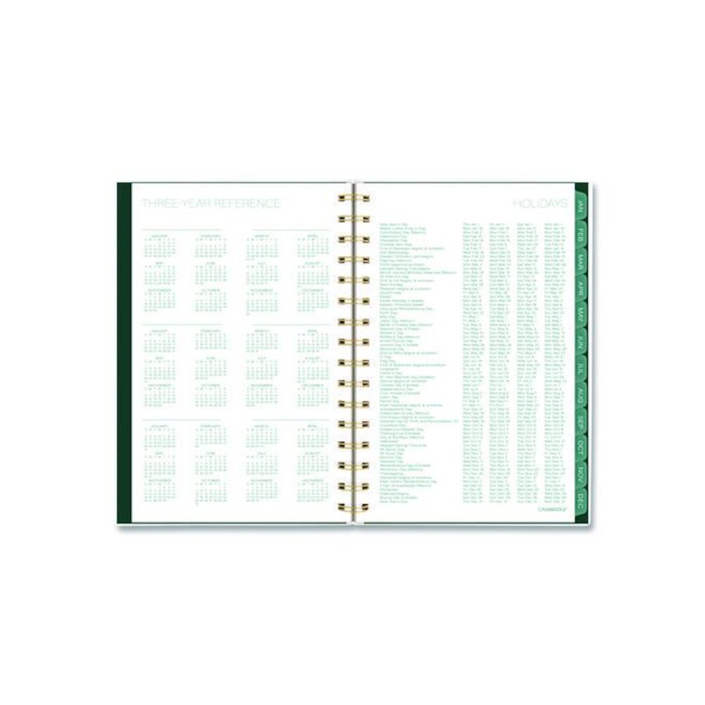 Emerald Isle Weekly/Monthly Planner, 8.5 x 5.5, Green Marbled Cover, 12-Month (Jan-Dec): 2026. Picture 9