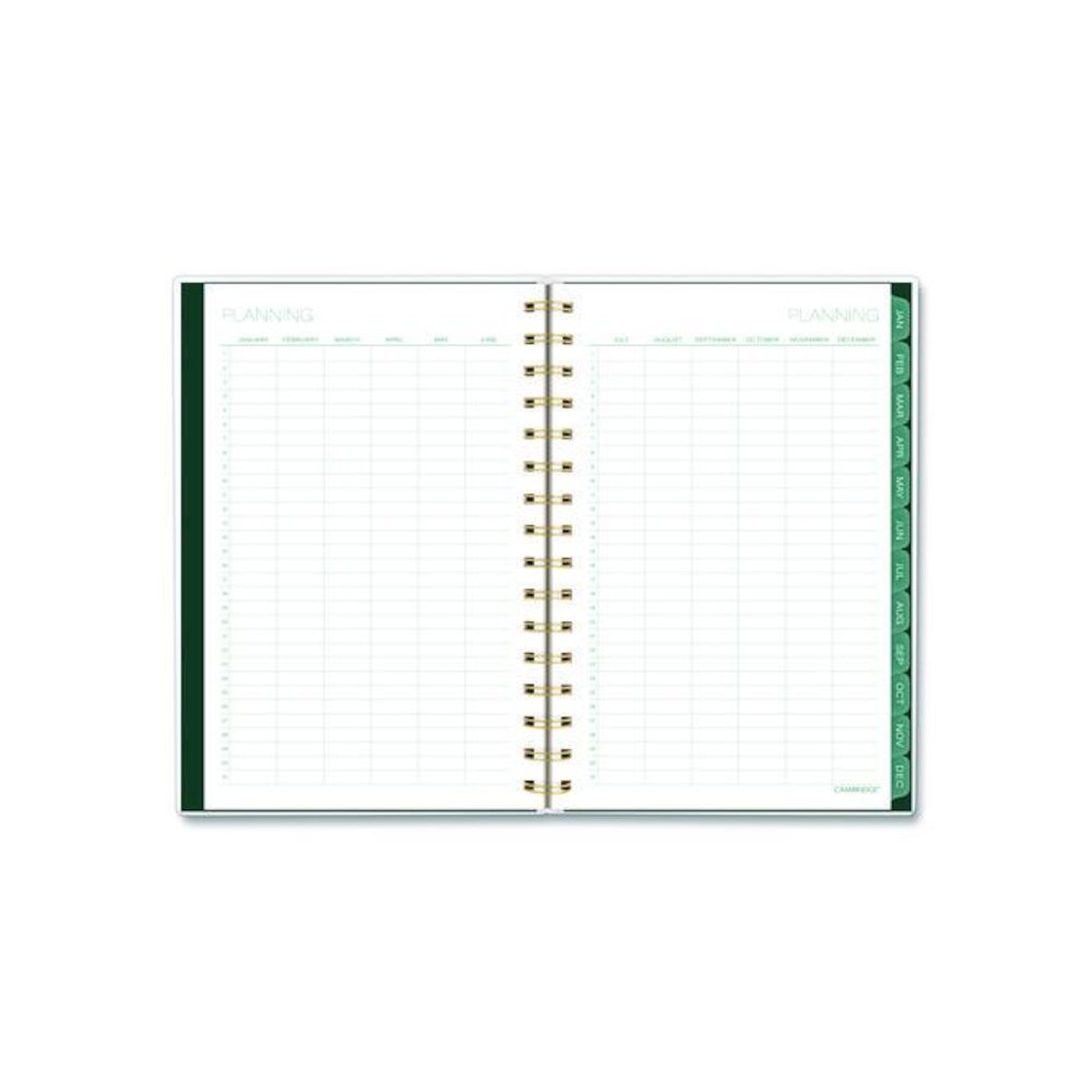 Emerald Isle Weekly/Monthly Planner, 8.5 x 5.5, Green Marbled Cover, 12-Month (Jan-Dec): 2026. Picture 8