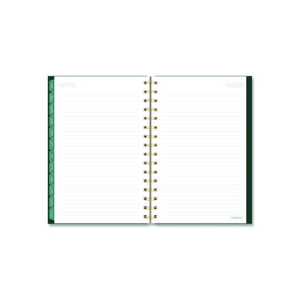 Emerald Isle Weekly/Monthly Planner, 8.5 x 5.5, Green Marbled Cover, 12-Month (Jan-Dec): 2026. Picture 6