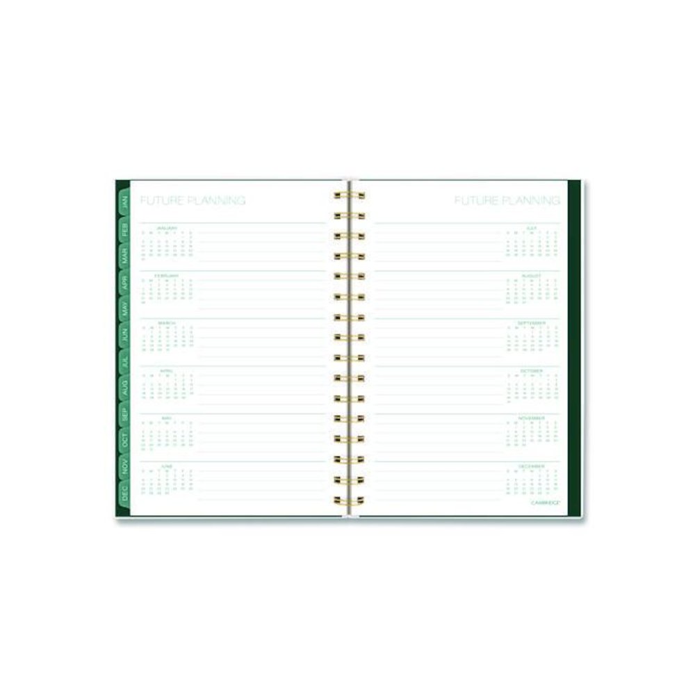 Emerald Isle Weekly/Monthly Planner, 8.5 x 5.5, Green Marbled Cover, 12-Month (Jan-Dec): 2026. Picture 7