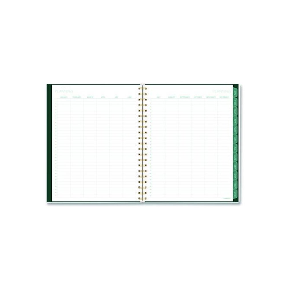 Emerald Isle Weekly/Monthly Planner, 11 x 8.5, Green Marbled Cover, 12-Month (Jan-Dec): 2026. Picture 8